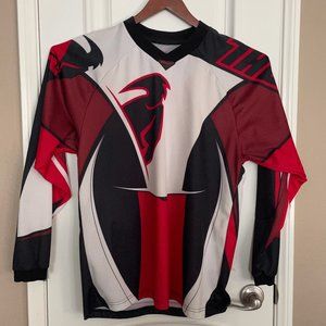 Thor Phase Motocross Long Sleeve Jersey Size Small Women Red Black White